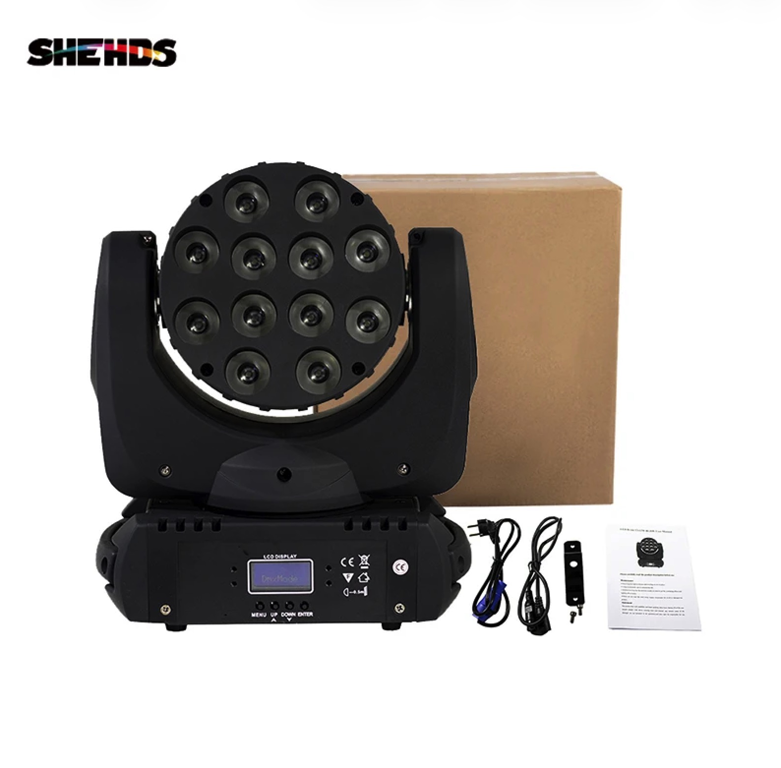 LED Moving Head Wash
12×12W RGBW (SHEHDS)