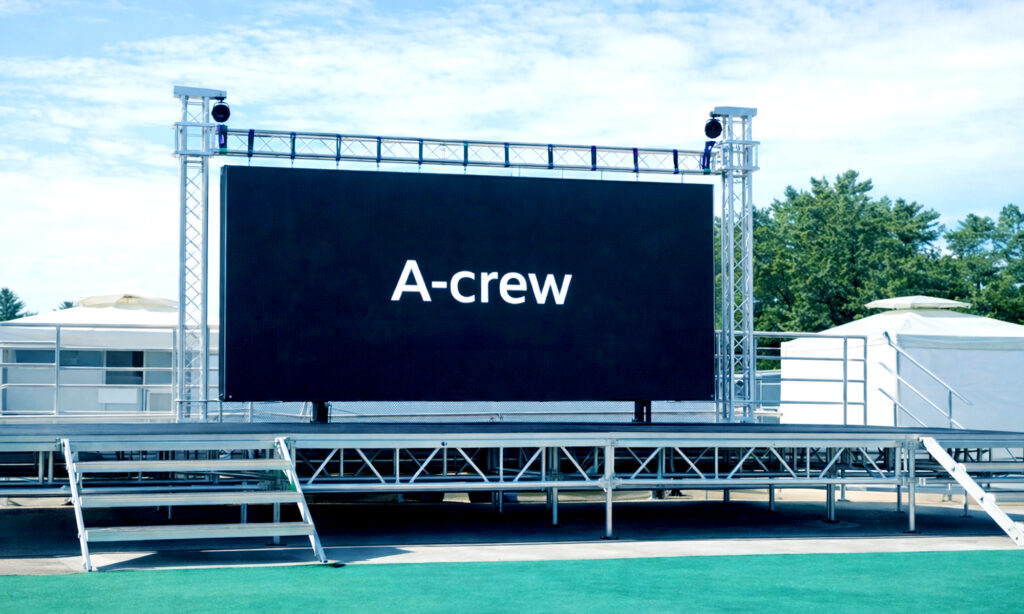 LEDビジョン付きステージ